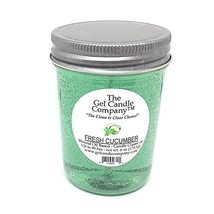 FRESH CUCUMBER Scented Mineral Oil Based Classic Jar Candle Up To 90 Hou... - £9.11 GBP