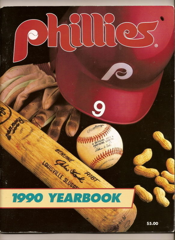1990 Philidelphia Phillies Yearbook - $29.93