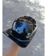Custom Helmet Motorcycle Half Helmet Baseball Hat Cap black with dark bl... - $245.00