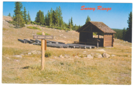 Vtg Postcard-Saint Alban&#39;s Chapel-Snowy Range-Medicine Bow National-Chrome-WY1 - £5.71 GBP