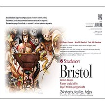 Strathmore (580-42 500 Series Sequential Art Bristol, 2-Ply Vellum Surface, 24 S - £49.82 GBP