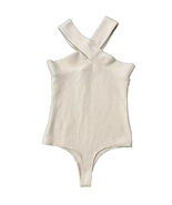 BB Dakota by Steve Madden Bodysuit Women XS Strappy Top One Piece Beige ... - $31.73 CAD