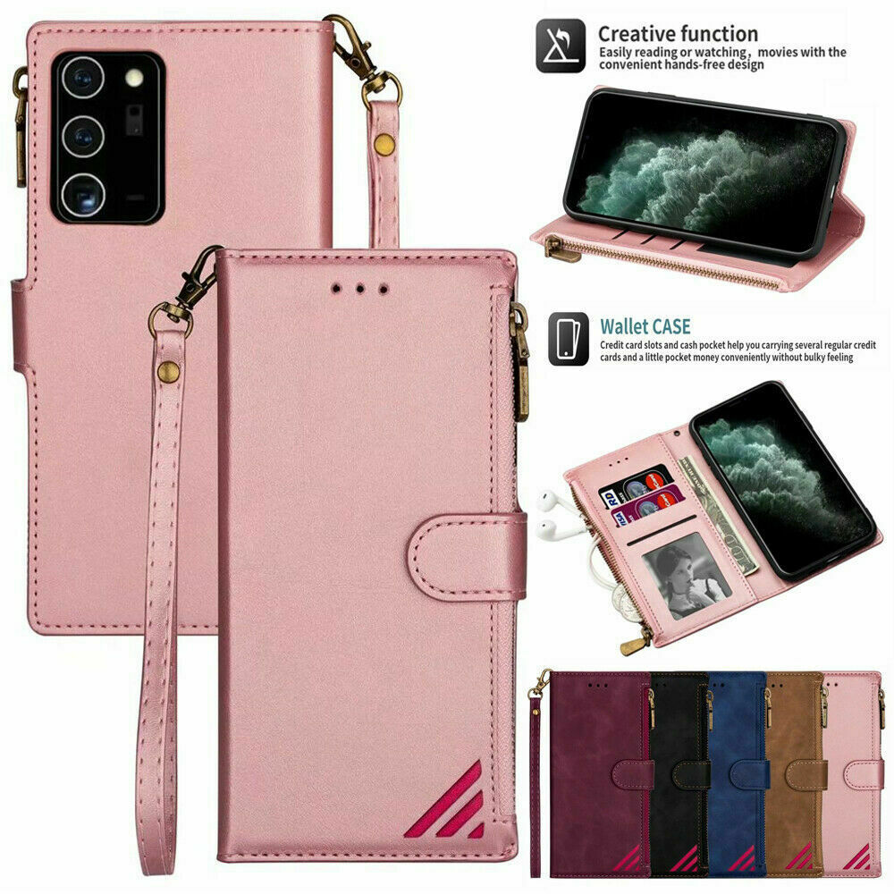 For Huawei P20 P30 P40Pro Mate 30 ProY6 Y7 2019 Zipple Wallet Leather Case Cover - $59.46