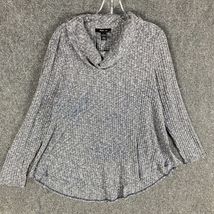 Style &amp; Co Sweater Women&#39;s Large Polyester Blend Knitted Cowl Neck L - $19.53 CAD