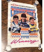 1990 CHEVROLET Champions AL UNSER Jr DALE EARNHARDT TOMMY KENDALL Winnin... - £19.76 GBP