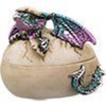 Kheops International Hatching Dragon Figurine (Silver/Pink) - £13.82 GBP+