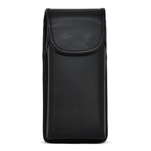 Galaxy Z Fold 3 Thick Fit Vertical Belt Case Black Leather Pouch Executive Clip - £30.44 GBP