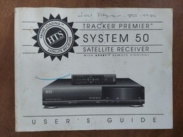 Tracker Premier System 50 Satellite Receiver Users Guide Manual Vintage ... - $82.00 MXN