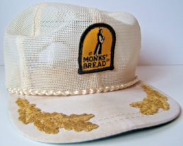 Monks Bread Patch Hat Beat Up Vintage Full Mesh Strapack Trucker Cap - $27.64