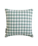 The HomeCentric Aqua Cotton Throw Pillow Cover - Checkmate Aqua - €20,72 EUR+