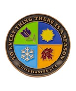 A Season for Everything Challenge Coin – Trust in God&#39;s Perfect Timing - $19.99
