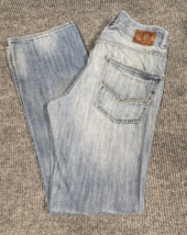 BKE Vintage Welder Jeans Mens 34L Straight Leg Bootcut Blue Denim Pant D... - $32.37