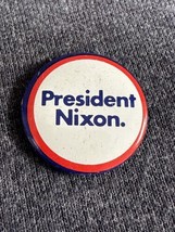 1972 RICHARD NIXON POLITICAL BUTTON REPUBLICAN PINBACK NIXON NOW - £3.95 GBP