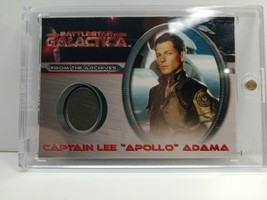 Battlestar Galactica Premiere Edition Cpt. Lee Apollo Adama Costume Card CC5 - £15.97 GBP