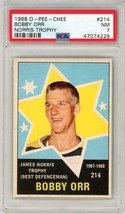 1968 OPC O-Pee-Chee Bobby Orr Norris Trophy #214 PSA 7 P1283 - $589.05