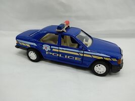Vintage Blue State Police Official PD Diecast Car 4.5&quot; - $9.69 CAD