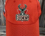 Milwaukee Bucks Bongo Red Adjustable Trucker Hat - $9.74
