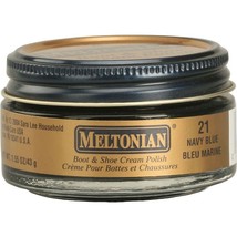 NAVY BLUE 21 Color Boot &amp; Shoe CREAM POLISH Leather and Exotic MELTONIAN... - £44.49 GBP
