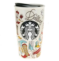 Starbucks Dallas Texas Cowboy Boot Ceramic Traveler Tumbler Coffee Mug 12oz 2016 - £104.68 GBP