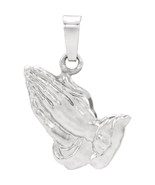 Sterling Silver Praying Hands Pendant - €59,69 EUR