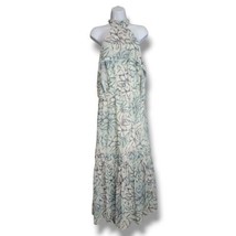 Foxiedox Dress Size Small Women&#39;s Maxi Dress Sleeveless High Neck Dress Floral  - £30.85 GBP