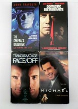 John Travolta Bundle Lot of 4 VHS Movies: Face Off Michael The Generals ... - £10.26 GBP
