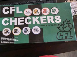 Cfl Checkers Board Game ( New) - $336.86 MXN