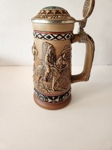 VINTAGE 1988 AVON INDIANS OF THE AMERICAN FRONTIER STEIN MUG NATIVE AMER... - £19.98 GBP