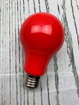 E26 8W R Led 5PK Led Colored A19 3W Red Light Bulbs Medium E26 - £29.04 GBP