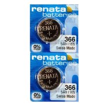 Renata 366 SR1116SW Batteries - 1.55V Silver Oxide 366 Watch Battery (10... - £4.75 GBP+