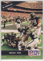 M) 1992 NFL Pro Set Football Trading Card - Chris Burkett - Week Ten #46 - $1.97