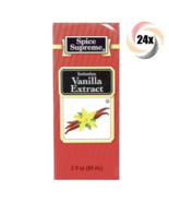 24x Packs Spice Supreme Imitation Vanilla Flavor Extract | 2oz | Fast Sh... - $59.89