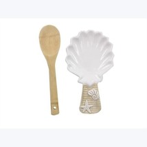 spoon rest ceramic beach theme. - $19.75