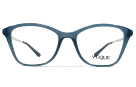 Vogue Eyeglasses Frames VO5152 2534 Blue Silver Square Full Rim 50-17-140 - $59.39