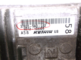 16-17  HONDA ACCORD  2.4L  AUTOMATIC/ W/O PRE-CRASH    /ENGINE  COMPUTER/ECU image 2