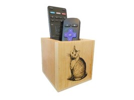 Remote Control Holder / farmhouse décor a great housewarming gift cat lo... - $8.99