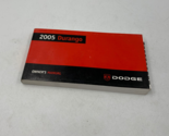 2005 Dodge Durango Owners Manual Handbook OEM G01B30056 - £24.66 GBP
