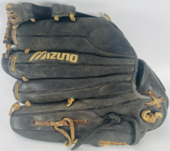 Mizuno MVP Professional Model GMVP 1151 11.5 Inch Black Leather Baseball Glove - £115.29 GBP