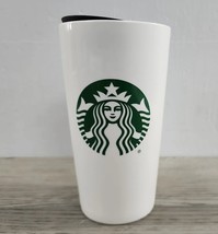 2016 Starbucks Ceramic Travel Tumbler Mug Cup With Slide Lid 12 oz - £12.36 GBP