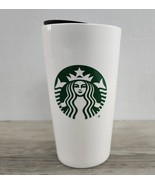 2016 Starbucks Ceramic Travel Tumbler Mug Cup With Slide Lid 12 oz - £12.23 GBP