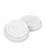 Dixie 10-20oz Dome Plastic Hot Cup Lid Cover White Large 3.5&quot; Sip Throug... - $653.35 MXN