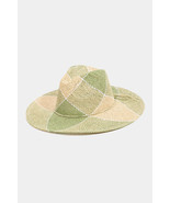 Fame Contrast Straw Braid Hat - $46.81 CAD