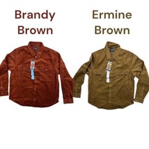 GAP Corduroy Mens Shirt New With Tag Ermine Brown or Brandy Brown Multip... - £12.57 GBP