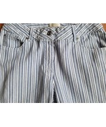 CHRISTOPHER &amp; BANKS ~ WOMEN&#39;S SIZE 8 ~ BLUE &amp; WHITE STRIPED ~ CAPRI PANTS - $30.69 CAD