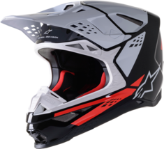 Alpinestars Supertech M8 Factory Black White Red Helmet MX Motocross ATV... - £435.60 GBP