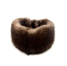 Beaver fur headband - £154.14 GBP