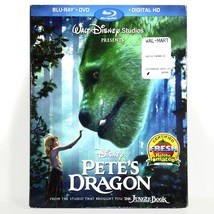 Disney&#39;s - Pete&#39;s Dragon (Blu-ray/DVD, 2016, Widescreen) Like New w/ Slip ! - £6.74 GBP
