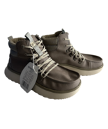 NEW Wendy Hey Dude Peak Apres Coated Twill Boots Walnut Women's Size 7 - $74.82