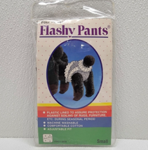 Four Paws Flashy Pants Garment For Dogs Size SMALL! Blue White Frills - $9.89