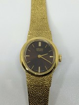 Vintage Seiko Quartz Gold Tone Ladies Watch - £23.58 GBP